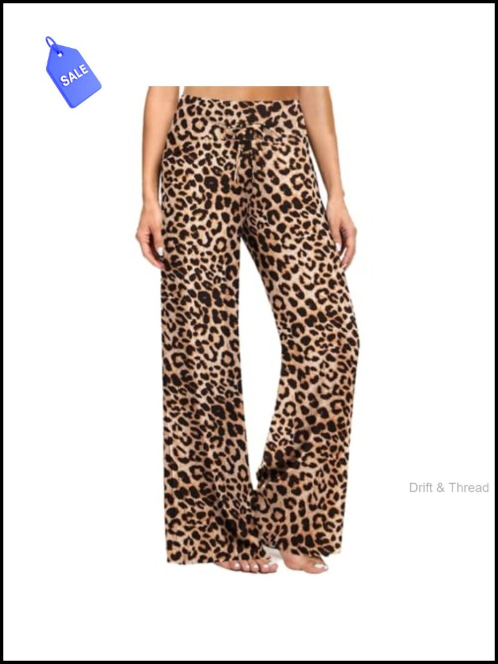 Wide Leg Palazzo Lounge Pants High Rise Drawstring Flowy Yoga Comfy